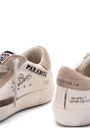 sneakers in pelle bianco GOLDEN GOOSE KIDS | GJF00101F00610811853